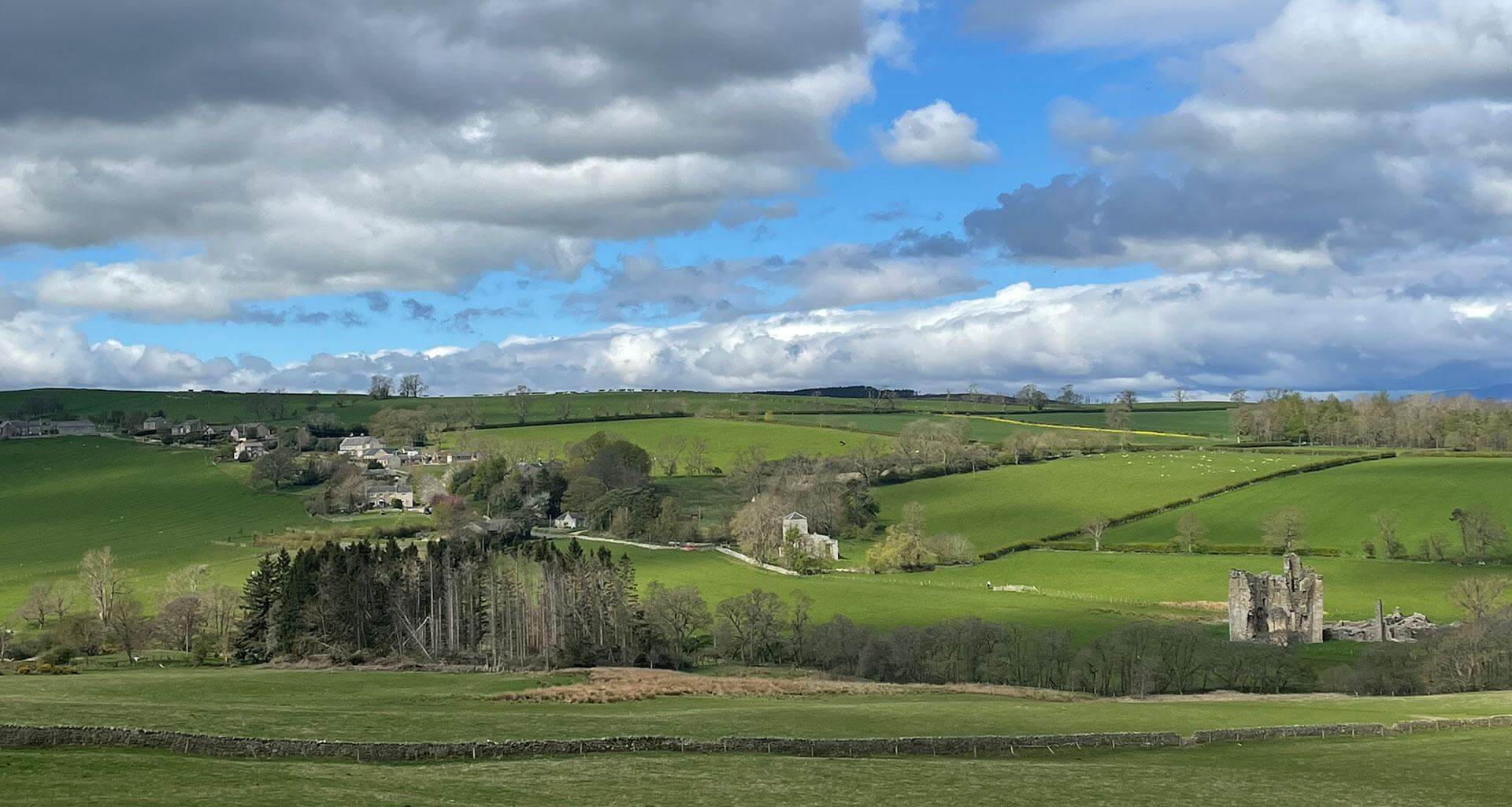 the scenery near the glebe holidays northumberland