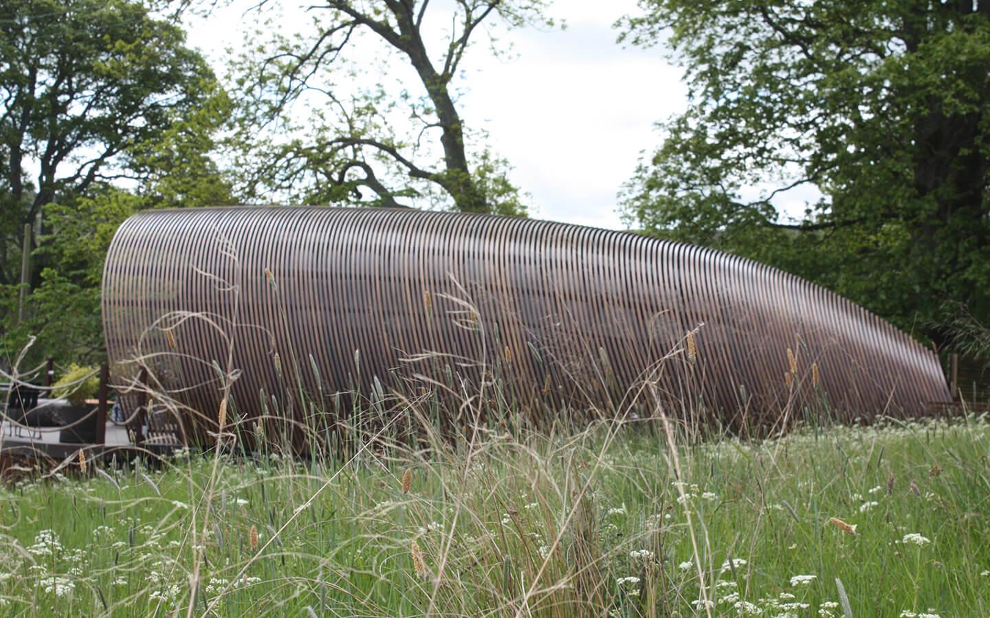 side view of the glebe retreat